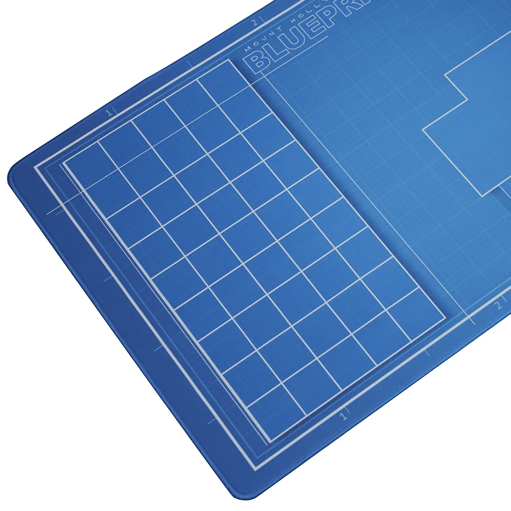 Blue Prince Blueprint Desk Mat - Image 3
