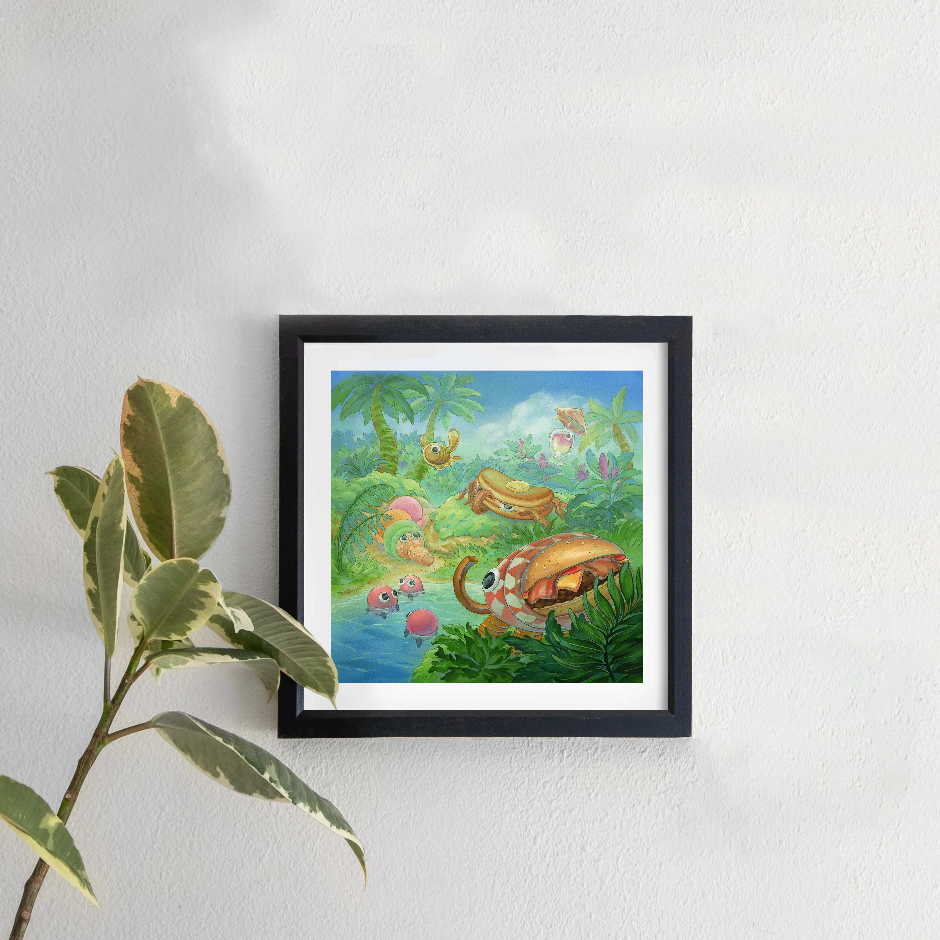Bugsnax Fine Art Prints by Nicole Gustafsson (Limited Edition) 12x12" - Image 2