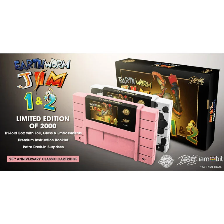Earthworm Jim 1+2 (25th Anniversary Edition) - Legacy Cartridge Collection - Image 2