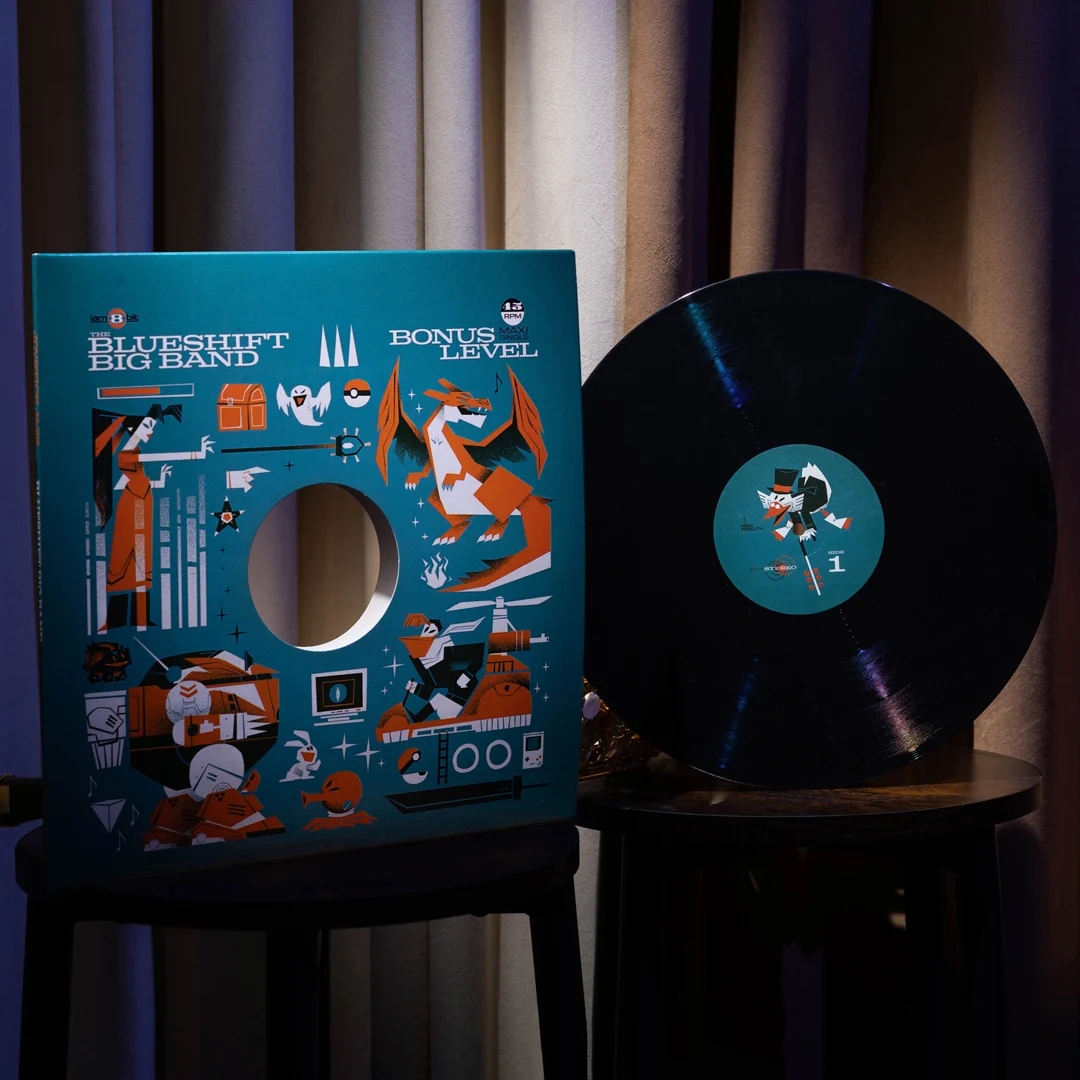 Joystick Jazz: The Blueshift Big Band Plays Iconic Video Game Hits (BONUS LEVEL) Vinyl - Image 3