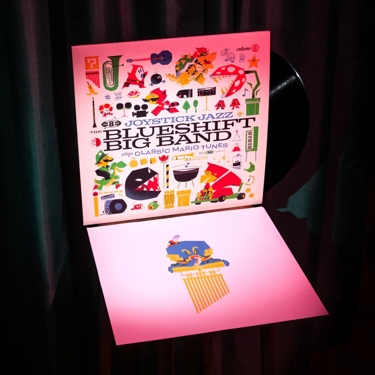 Joystick Jazz: The Blueshift Big Band Plays Classic Mario Tunes (Vol. 3) Vinyl Soundtrack - Image 3