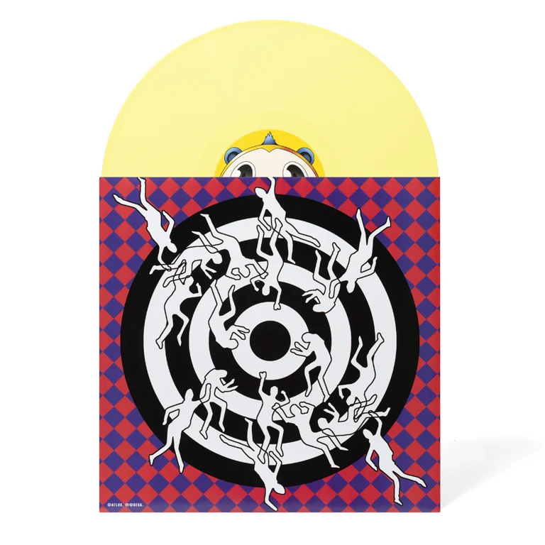 Persona 4 Megamix Vinyl Soundtrack (Retail Yellow Vinyl) - Image 4