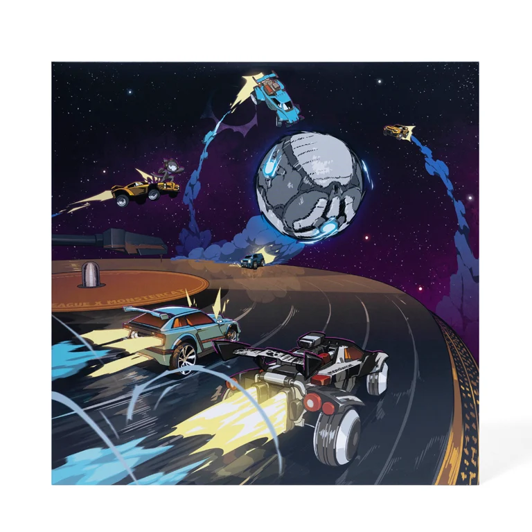 Rocket League x Monstercat: 10 Year Anniversary 2xLP (Retail Solid Black & Custard Vinyl) - Image 16