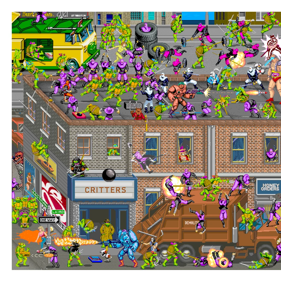 Turtlemania! by Aled Lewis (LEAN/MEAN/GREEN: A TMNT LIMITED EDITION ART PRINT SERIES) - Image 3