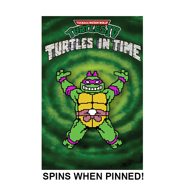 Turtles in Time: Spinning Turtle Pin - Image 6