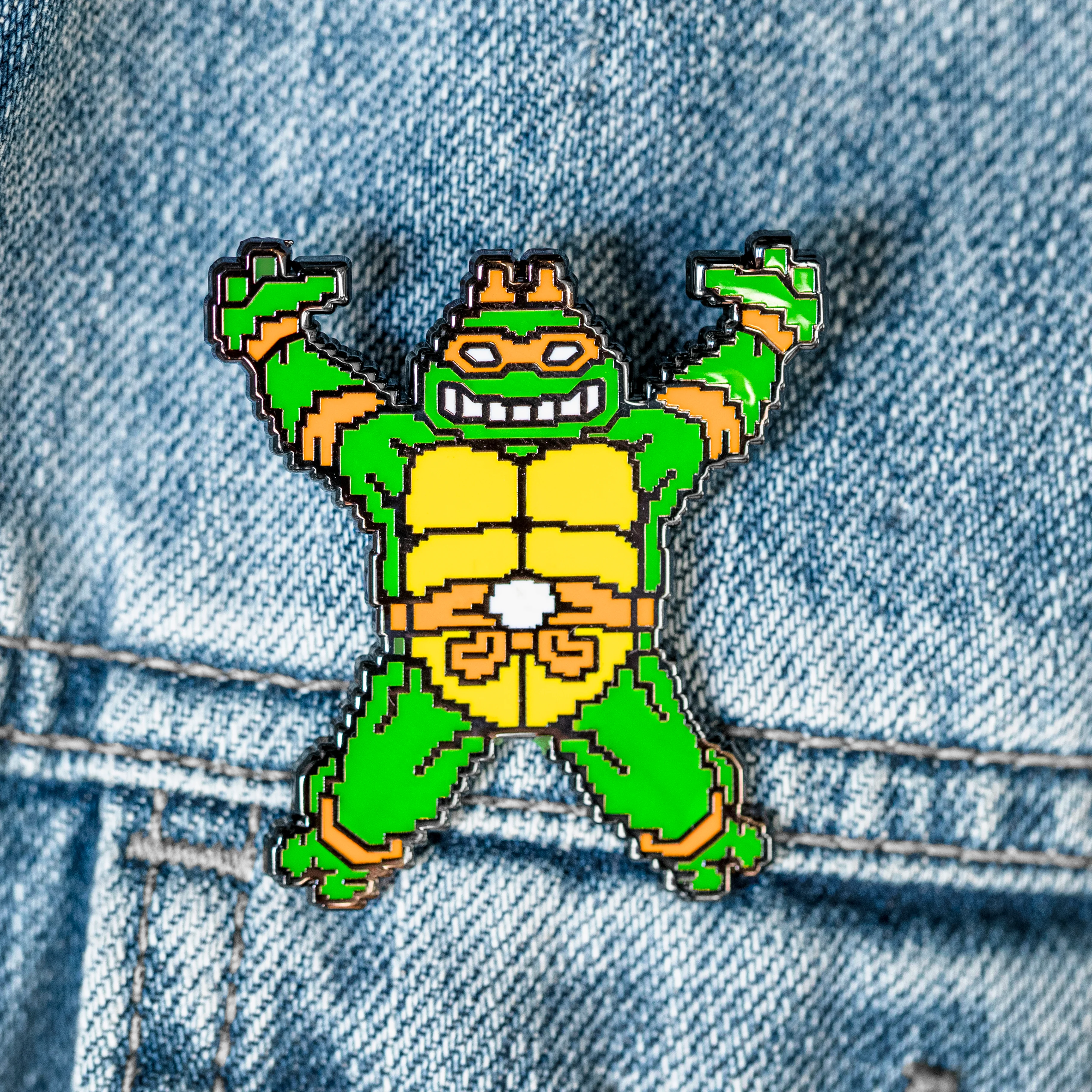Turtles in Time: Spinning Turtle Pin - Image 9