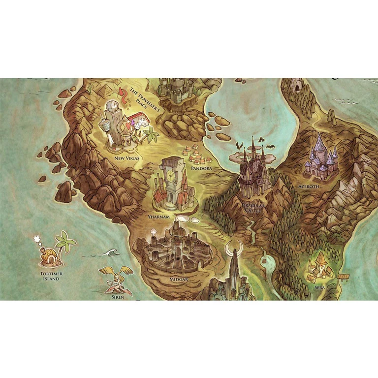 Videogames World Map by Edison Yan - Image 8