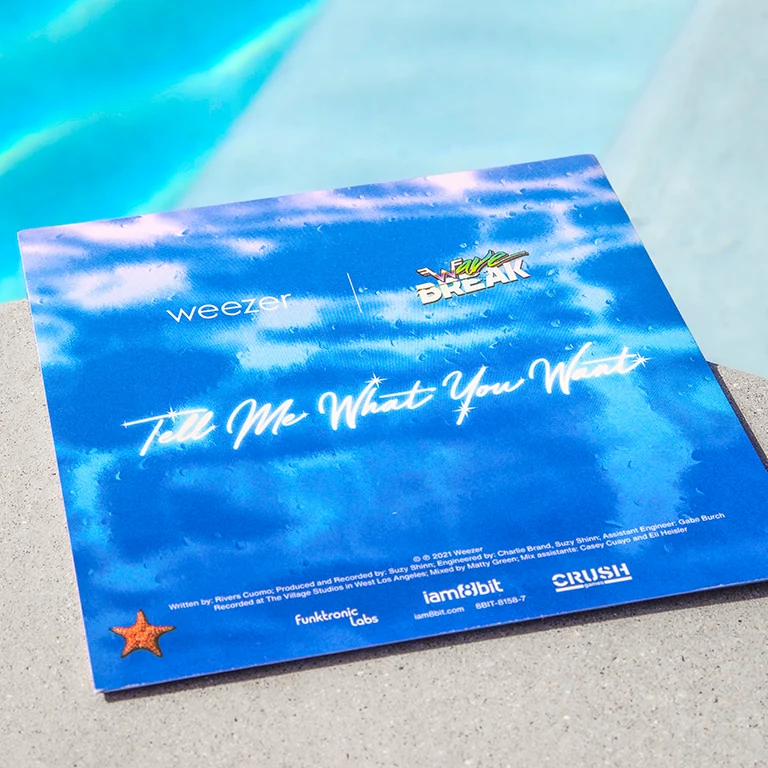 Weezer x Wave Break 7" (feat. "Tell Me What You Want") - Image 5